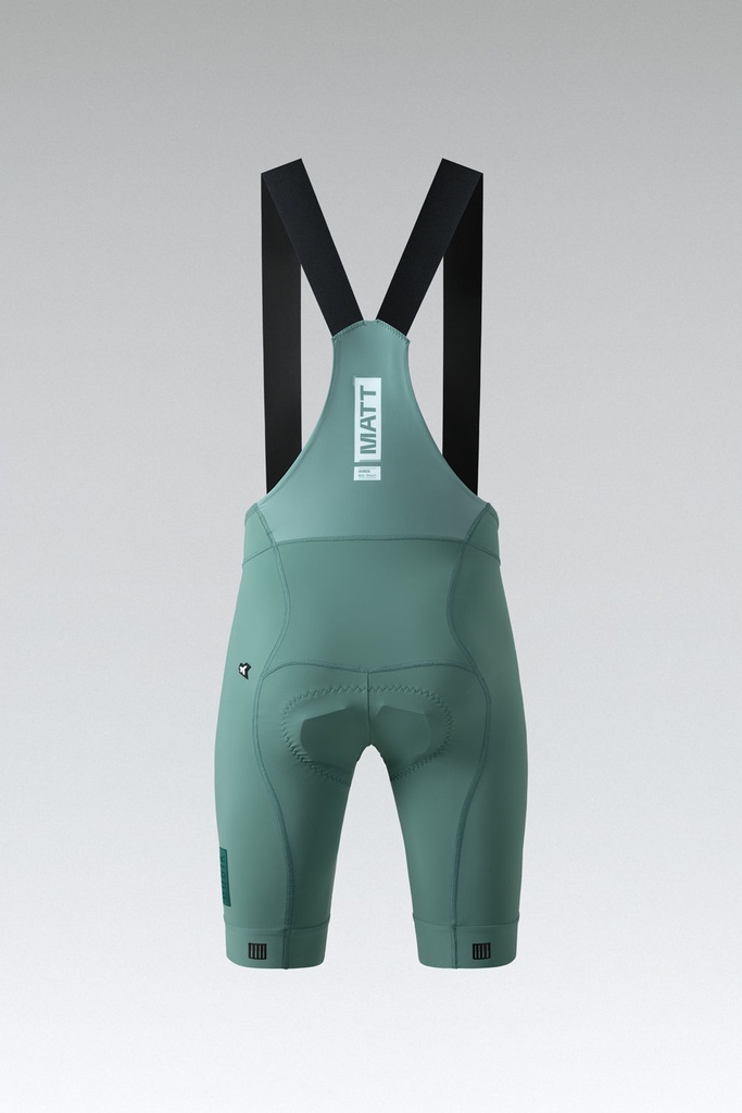 Gobik Bib Shorts Matt 2.0 Men Hedge Green - K10