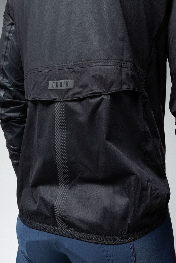 Gobik Light Rain Jacket Pluvia Unisex True Black