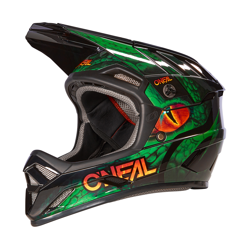 O'Neall Backflip Helmet Viper V.23 Black/Green