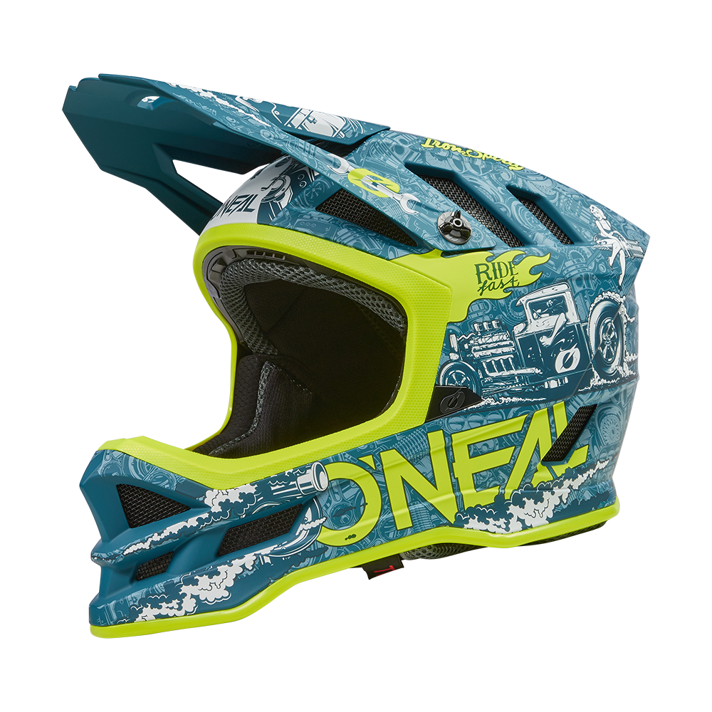 O'Neall Blade Polyacrylite Helmet Hr V.23 Teal