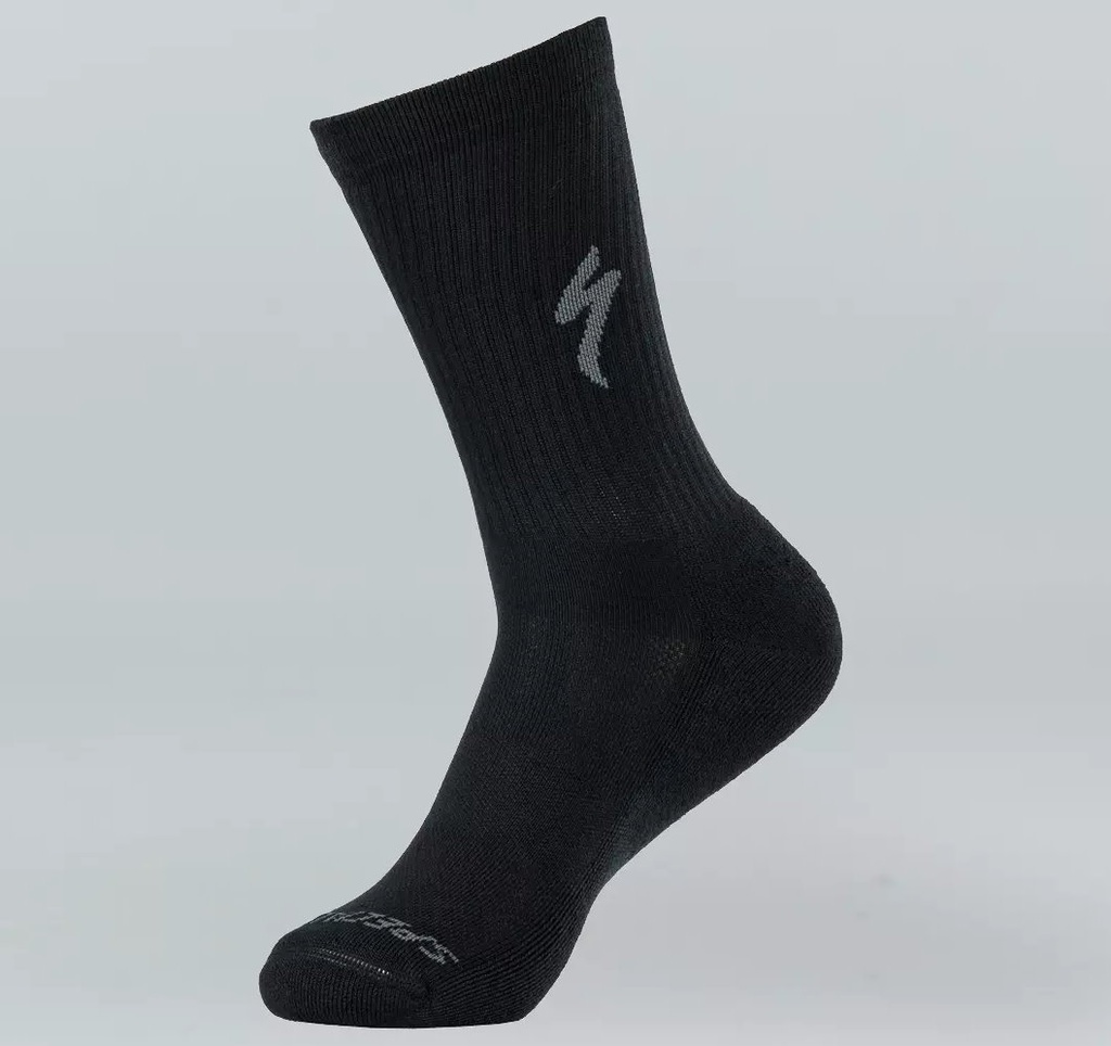 TECHNO MTB TALL LOGO SOCK BLK