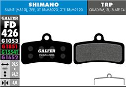 BIKE STANDARD BRAKE PAD SHIMANO SAINT, ZEE