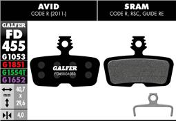 BIKE STANDARD BRAKE PAD AVID CODE R (11-)