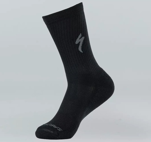 Specialized Techno Mtb Tall Logo Sock Blk