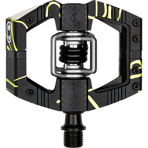 [16708] Crankbrothers Mallet E Ls Lime Green - Splatter Edition 