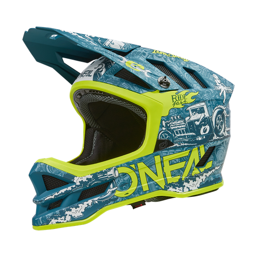 O'Neall Blade Polyacrylite Helmet Hr V.23 Teal